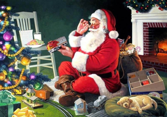 Дед Мороза в США зовут Санта-Клаус